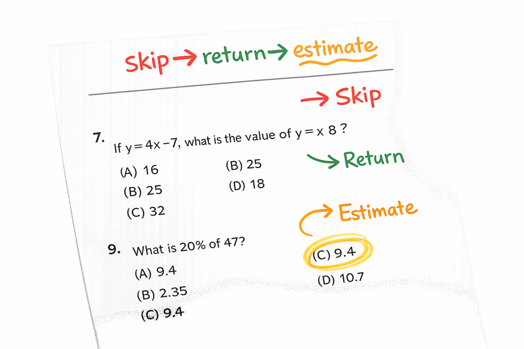 SAT and ACT math test strategies explained through personalized tutoring