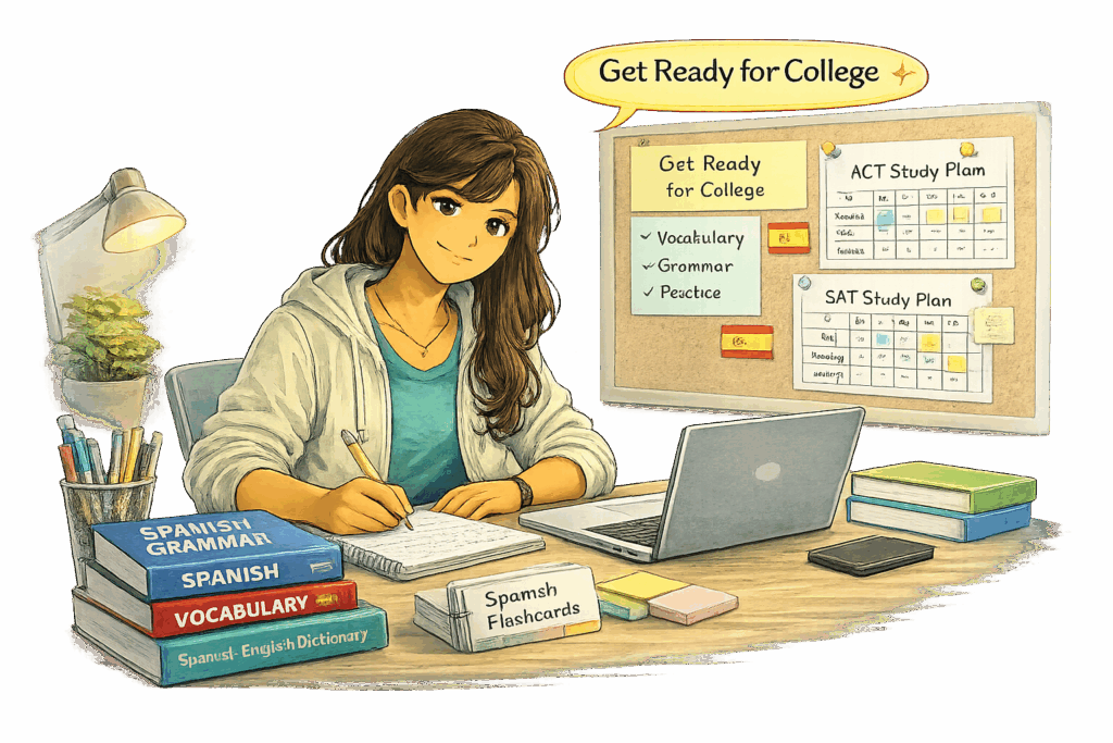 Bilingual high school student in the Columbia Gorge preparing for college